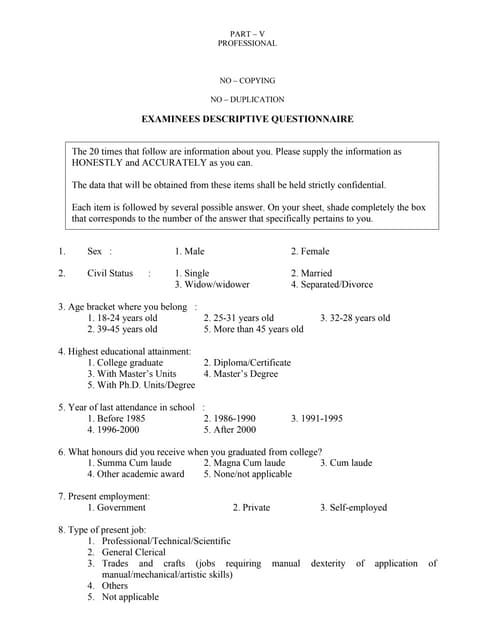 Philippine Civil Service Exam Reviewer Pdf